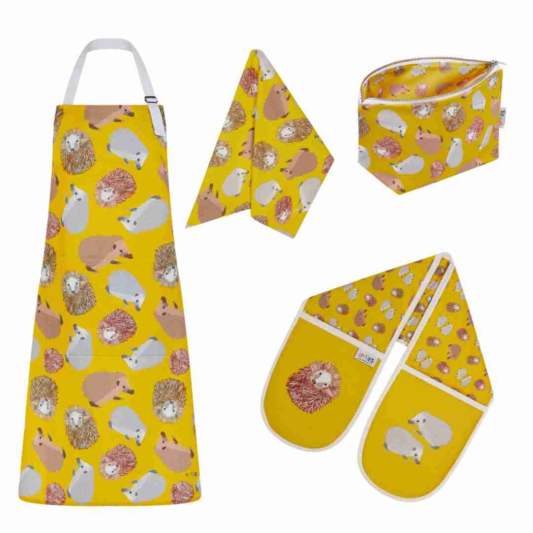 Hedgehogs Unisex Apron for younger children (up to 5years)