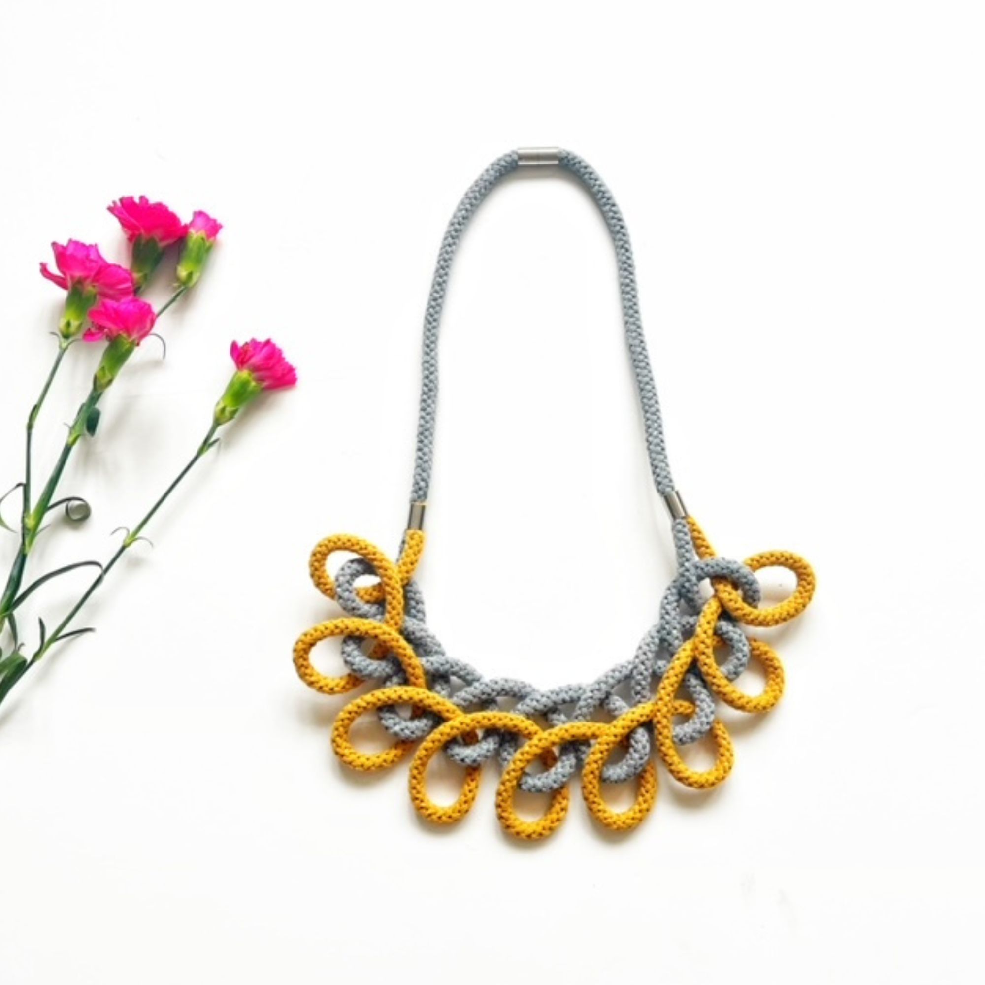 Stella Statement Necklace - Dual Tone