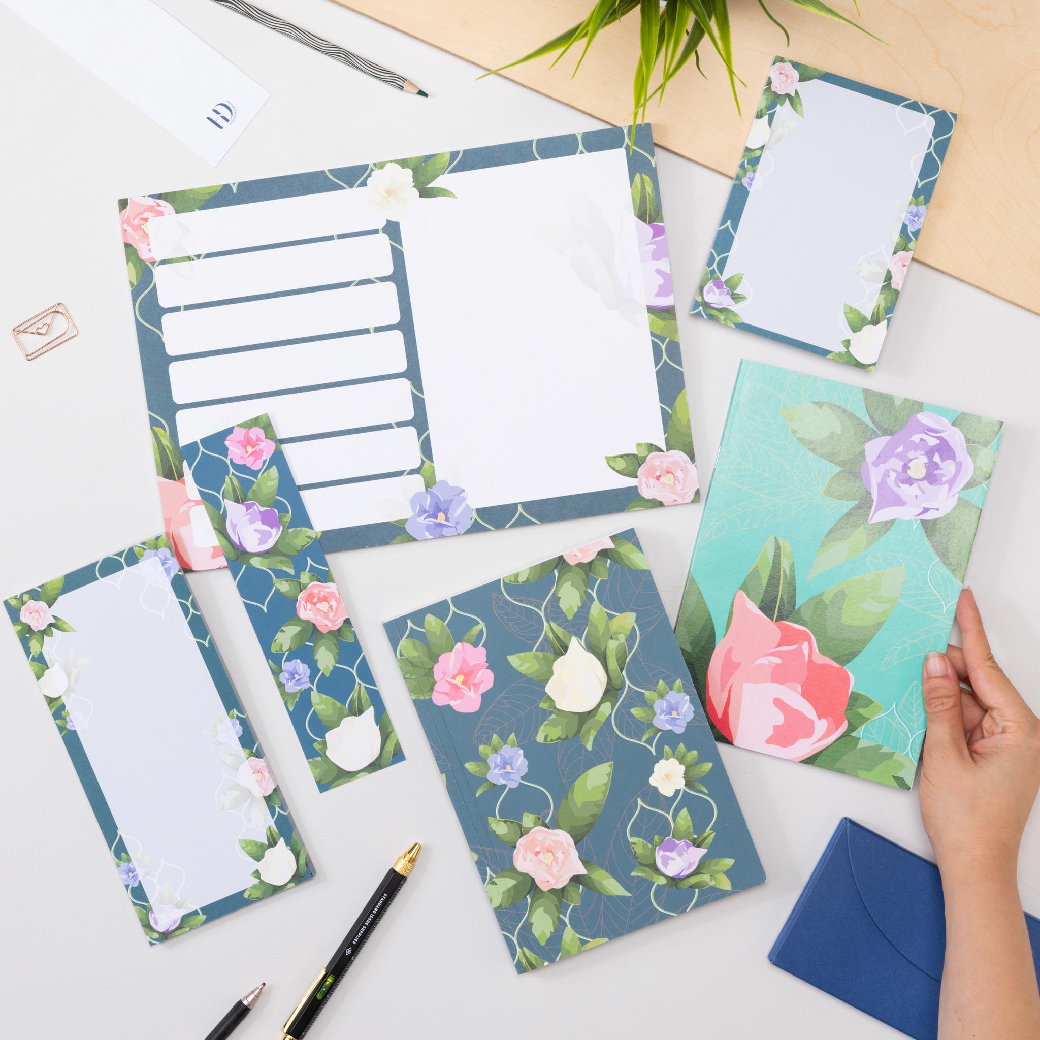 Floral Trellis - Lay Flat A5 Notebook