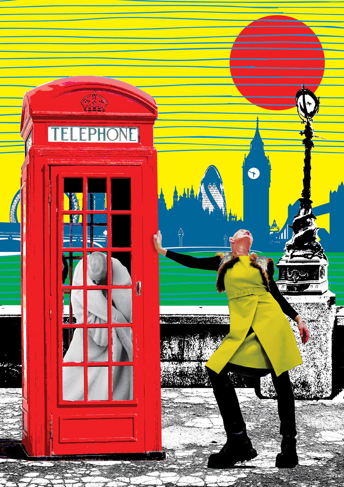 Unique London Art Print: Red Phone Box Print