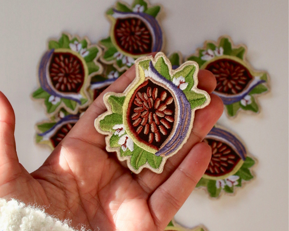 Fig Embroidered Patch