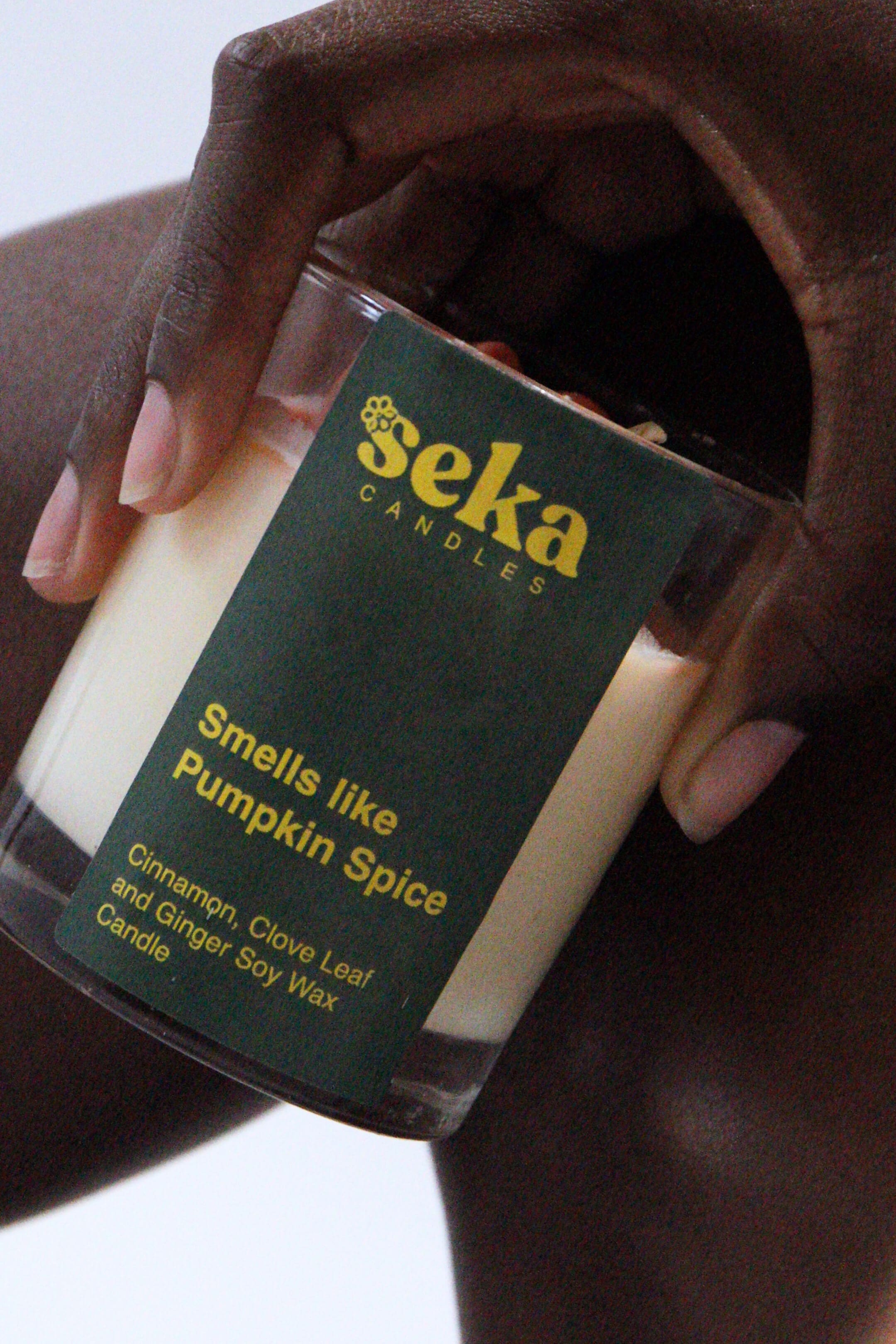 Pumpkin Spice Soy Candle, Vegan Soy Wax Candle