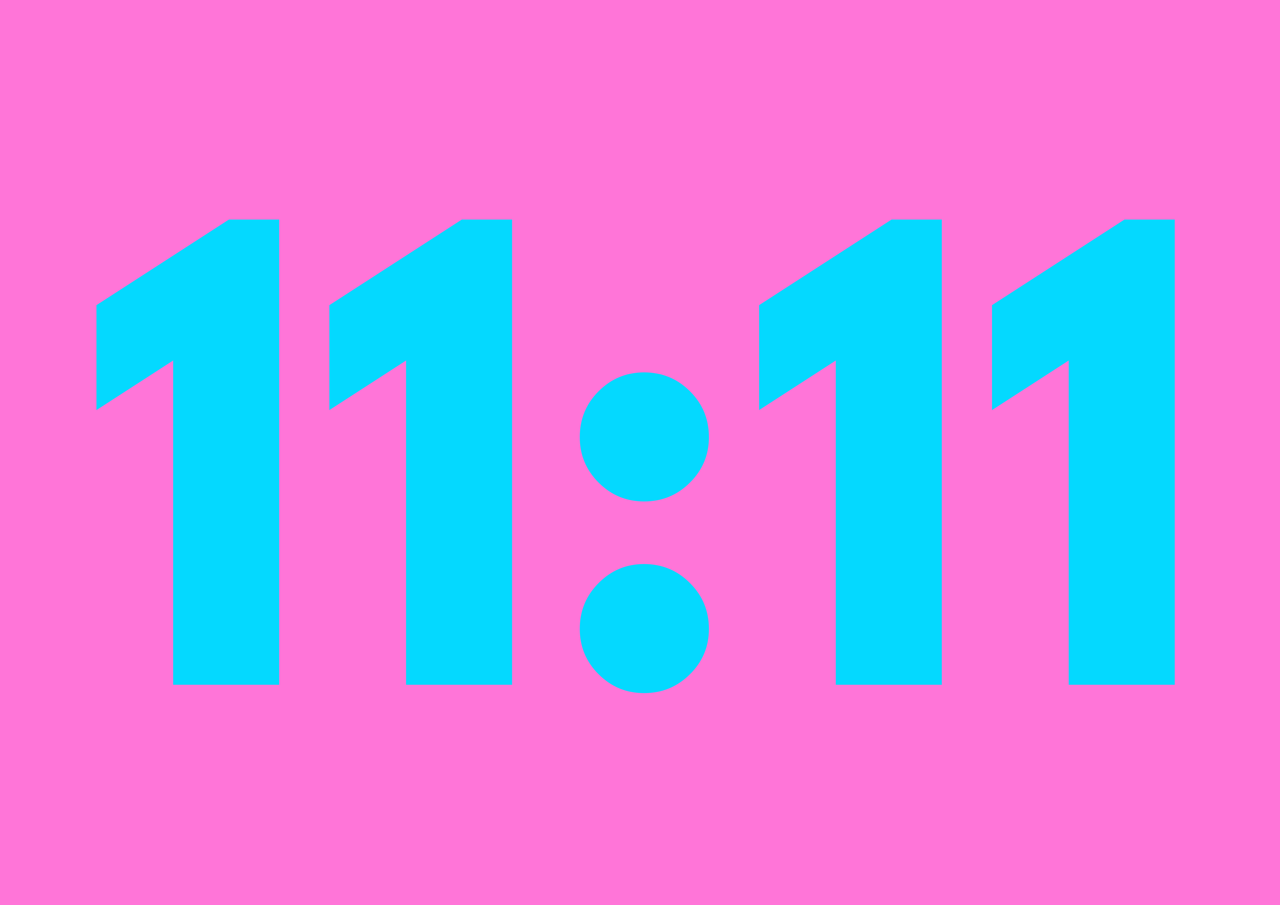 11:11 wall art print | Angel time