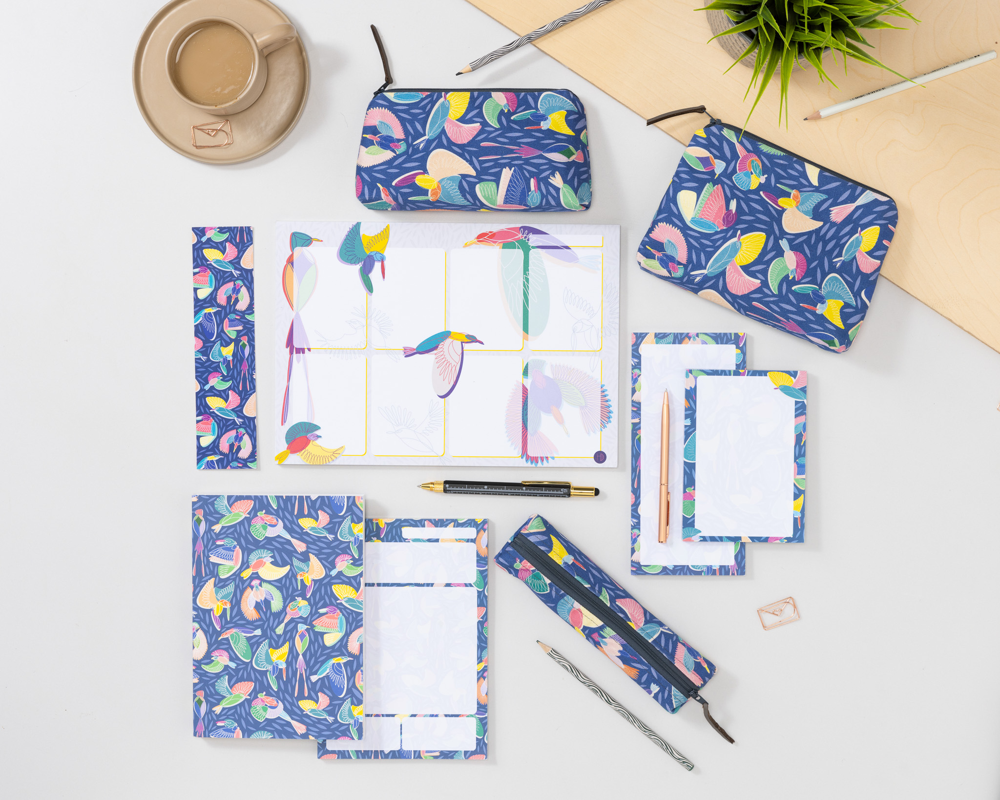 Birds of Paradise - Lay Flat A5 Notebook