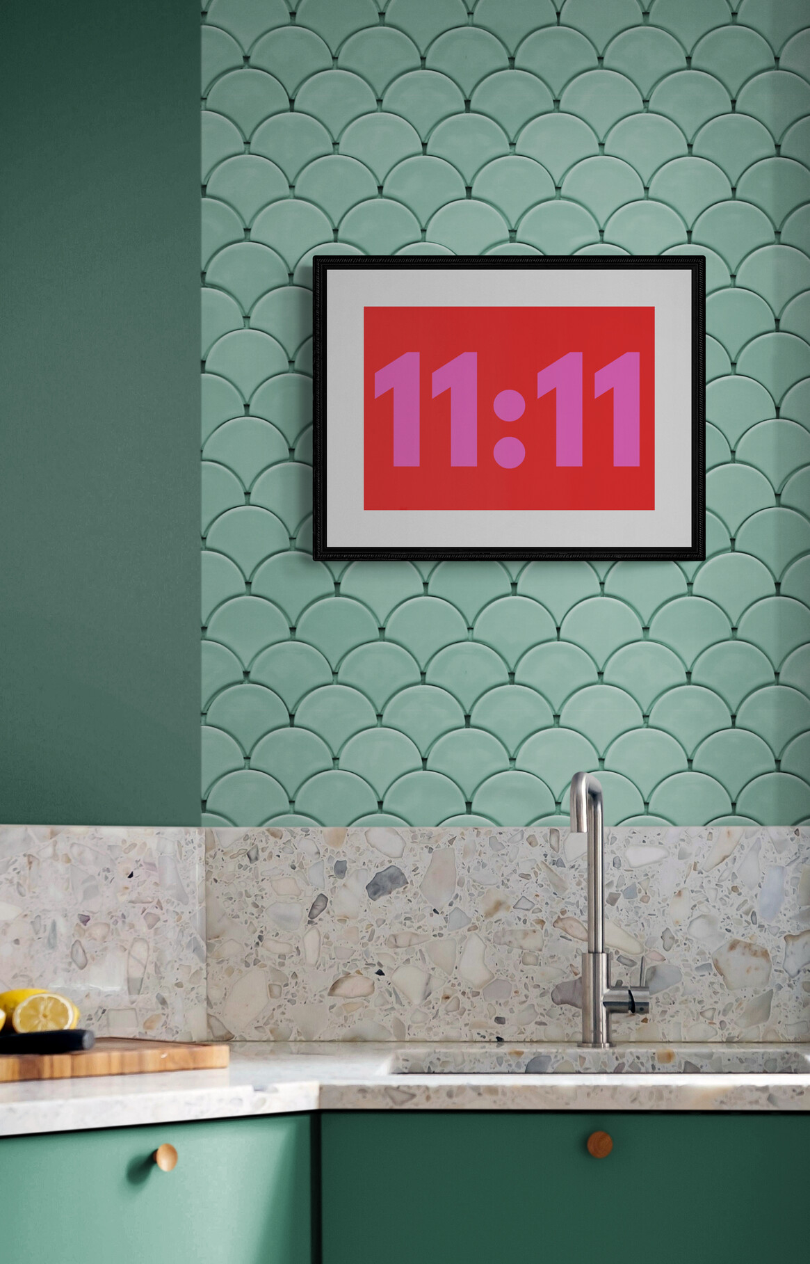 11:11 wall art print | Angel time