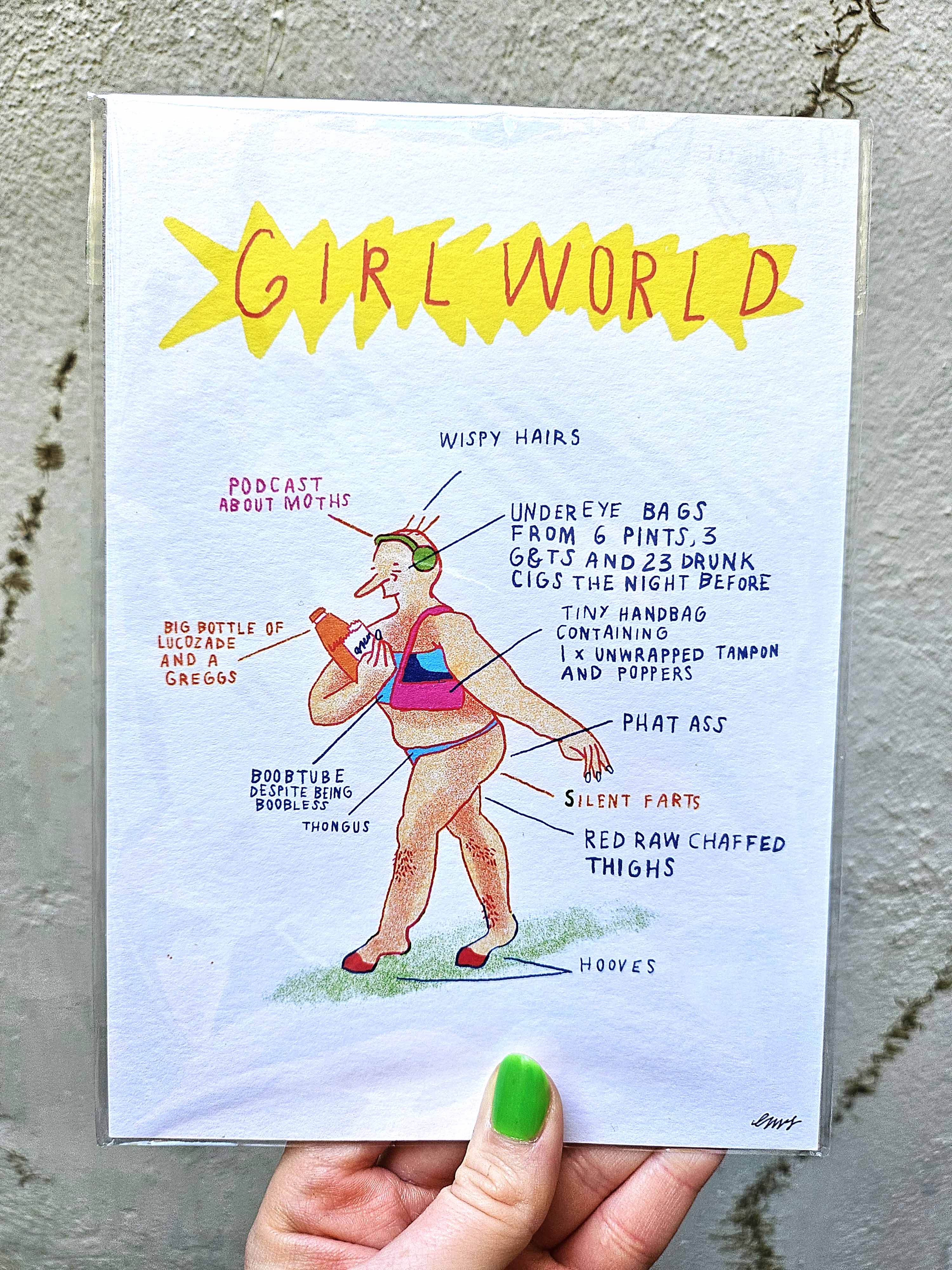 Girlworld Illustration Print