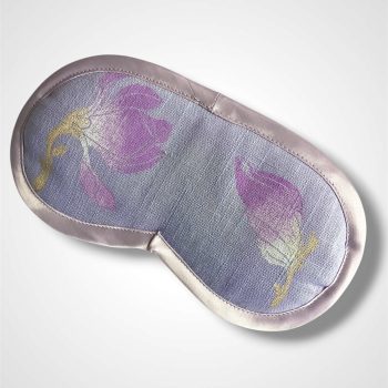 Lilac Magnolias Linen Lavender Eye Mask Lilac Magnolias Linen Lavender Eye Mask