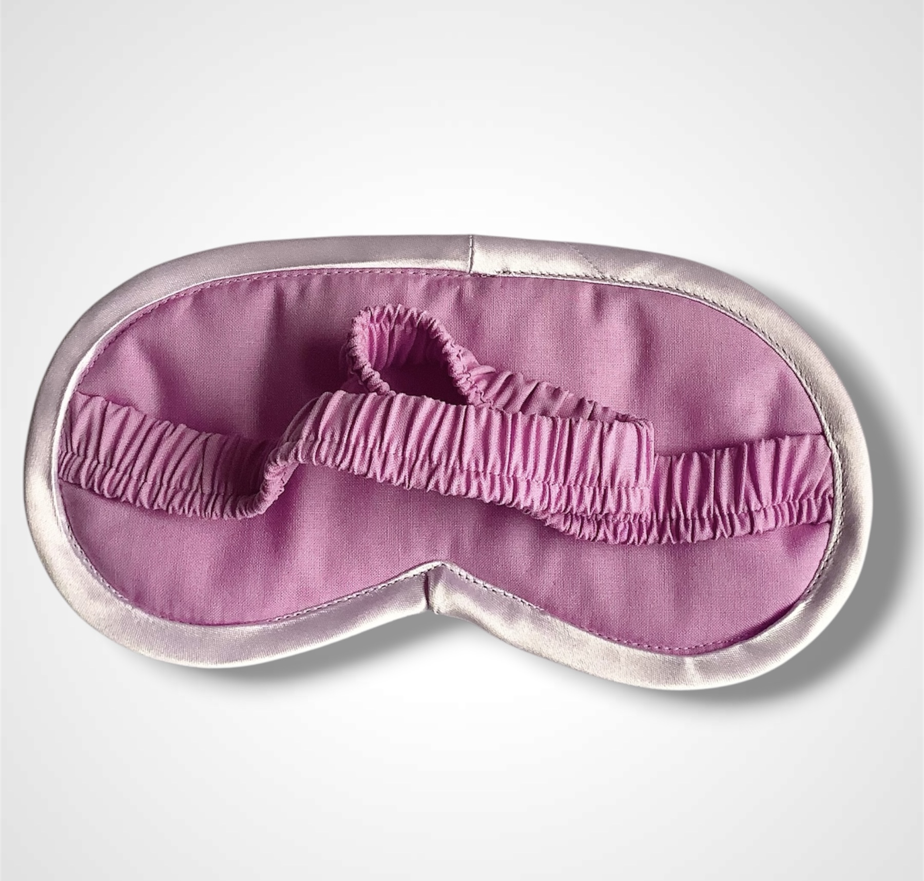 Lilac Magnolias Linen Lavender Eye Mask