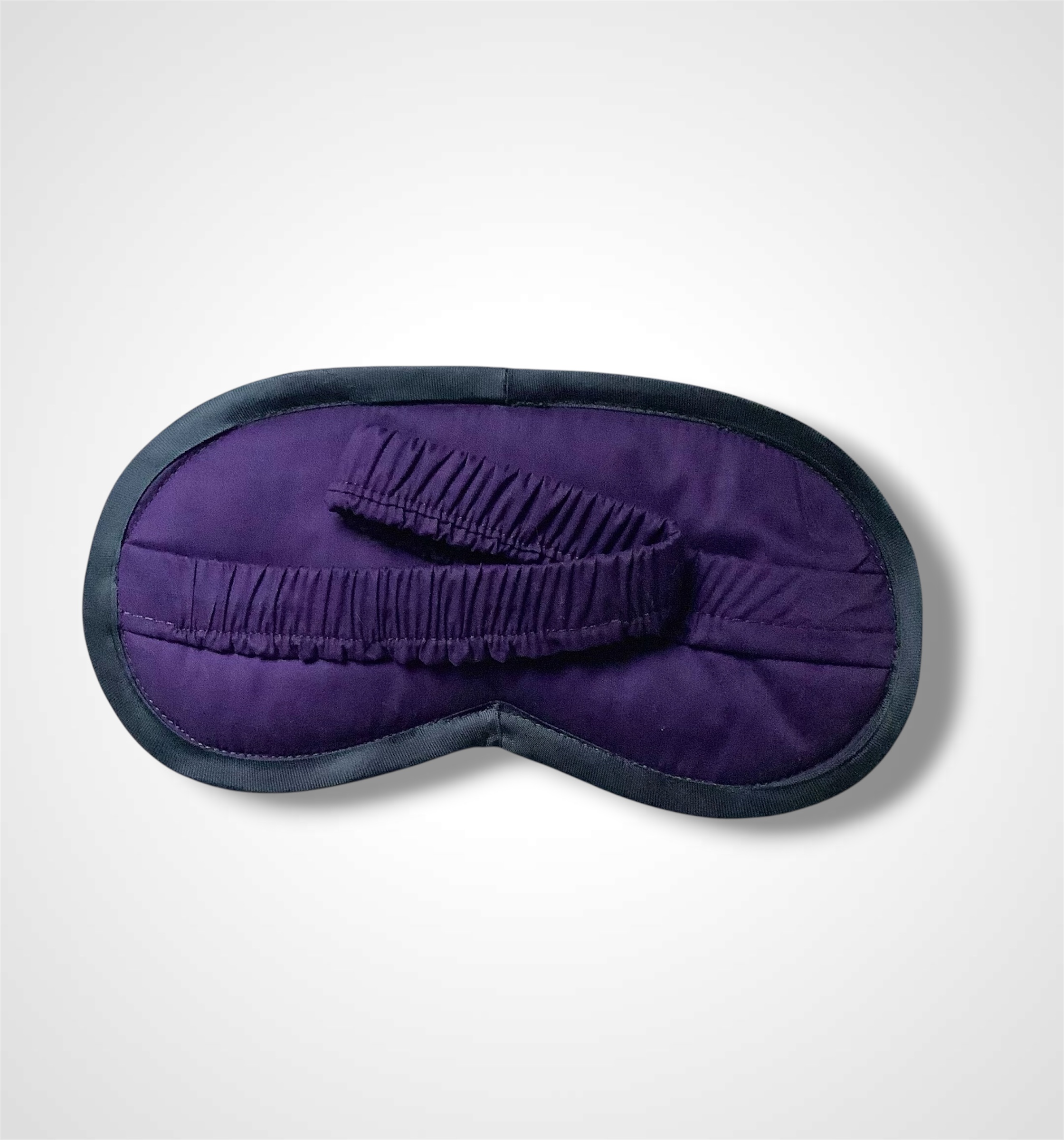 Navy Blue Sea Shells Linen Lavender Eye Mask