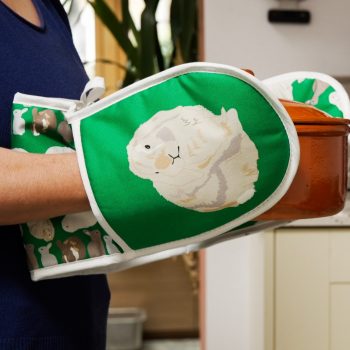 rabbit Oven Gloves Casserole Rabbits organic cotton double oven gloves