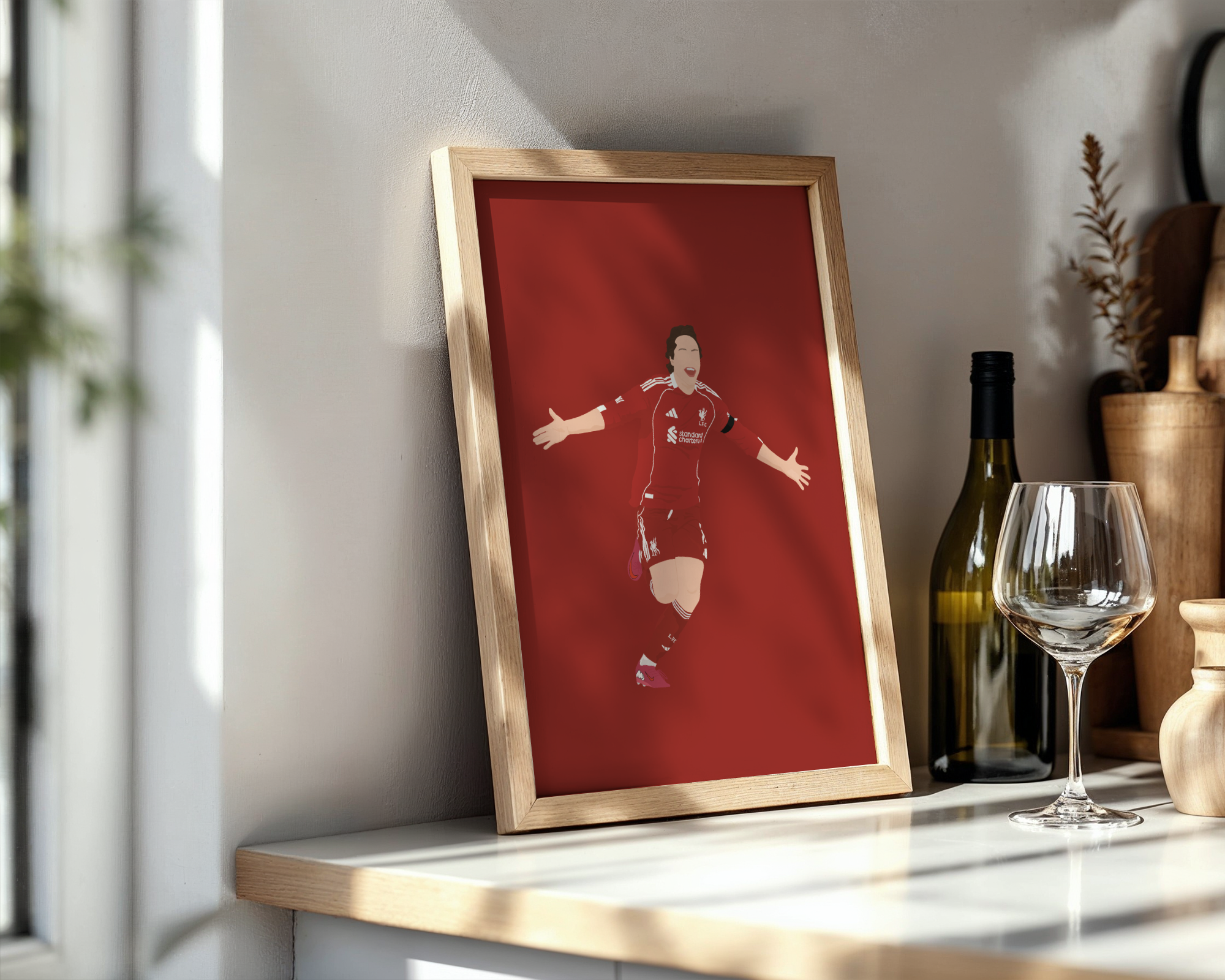 Federico Chiesa Art Print - Hand-Drawn Football Wall Art