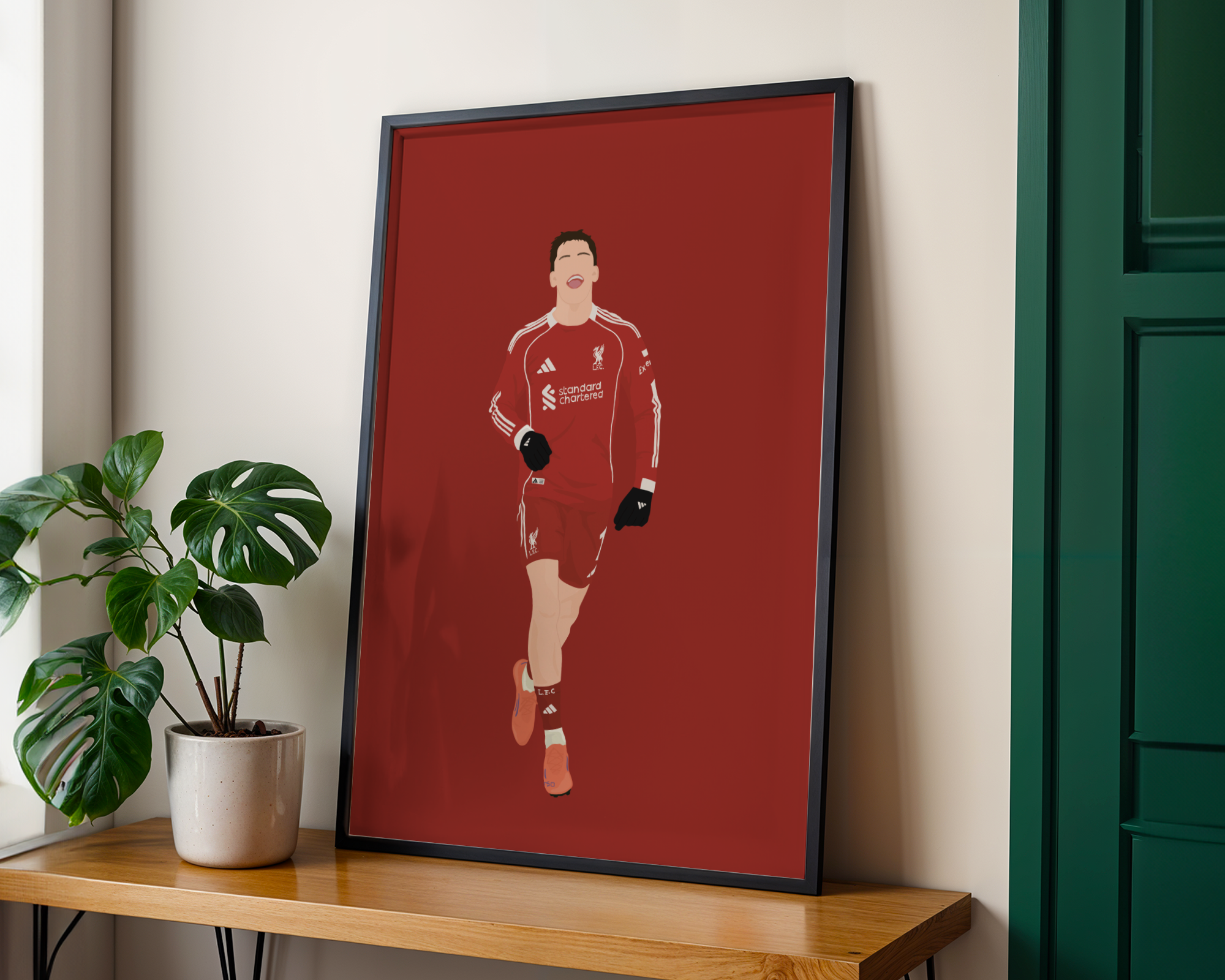 Florian Wirtz Art Print - Hand-Drawn Football Wall Art